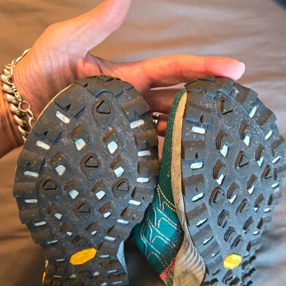 Merrell Womens J066814 Moab Teal Green Float Pro Vibram Flight Hiking Running 5. - Picture 8 of 14